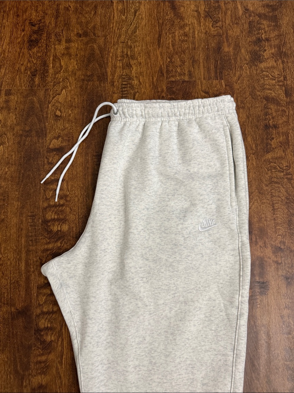 Nike Light Heather Gray Jogger Sweatpants - Picture 3 of 16